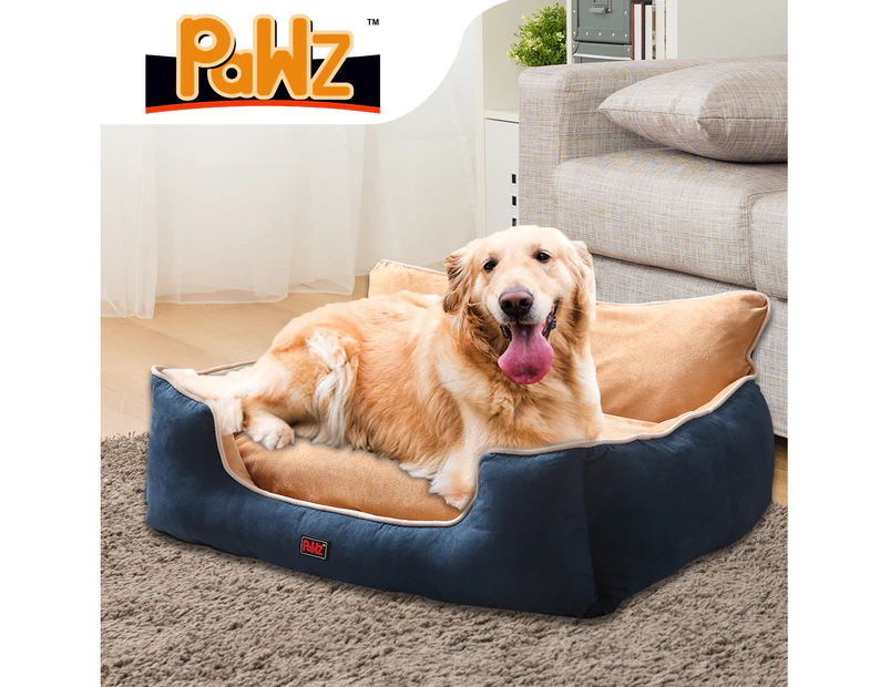 PaWz Pet Bed Dog Beds Bedding Cushion Soft Mat Mattress Pad Pillow Blue 3XL
