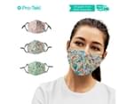 Face Masks Reusable (3 Pack Botanics) High Quality Fashionable Adjustable (Free AU Shipping) 2