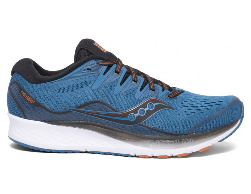 Saucony Ride ISO 2 Mens Shoes - Final Clearance- Blue/Black