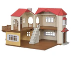 Sylvanian Families Red Roof Country Home Doll House - Red/Multi