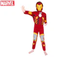 Marvel Boy's Iron Man Deluxe Costume - Red/Yellow