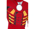 Marvel Boy's Iron Man Deluxe Costume - Red/Yellow