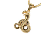 Vanessa Mooney Gold Cobra Necklace - Gold