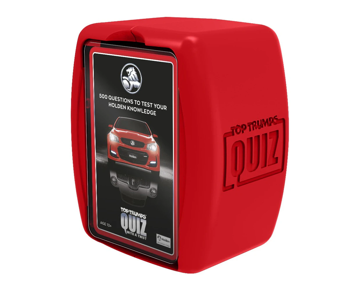 Top Trumps Quiz With A Twist Holden Australia Images/Trivia Card Game 13y+ Toy