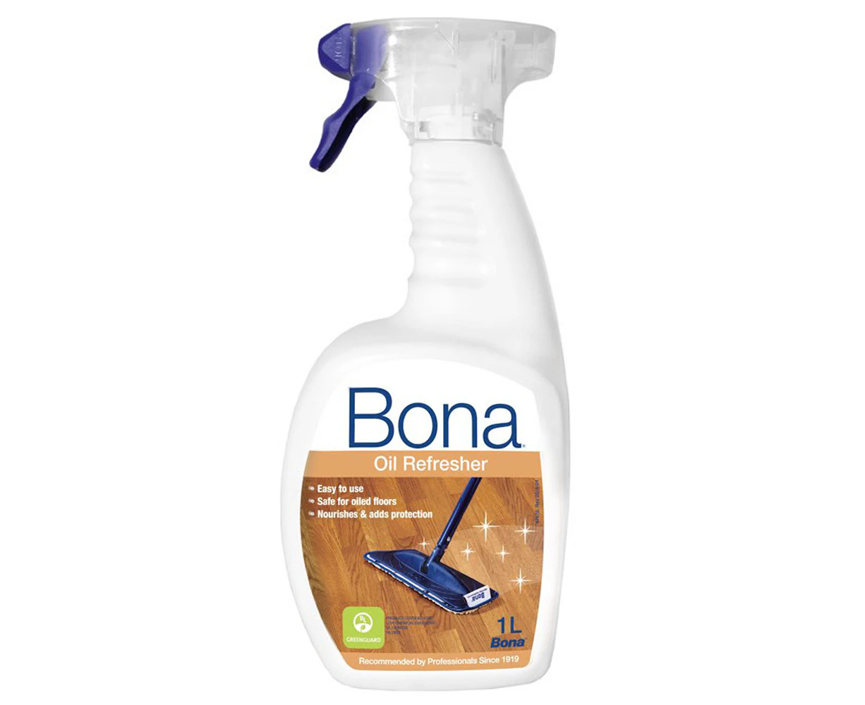 Bona 1L Oil Refresher/Nourisher for Oiled Wood Floor Surface Spray/Maintenance