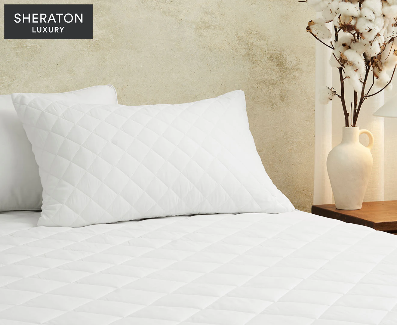 Sheraton Luxury Quilted Pillow Protector