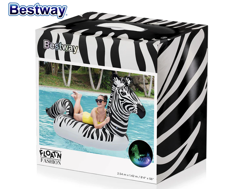Bestway Lights 'n Stripes Zebra Pool Float