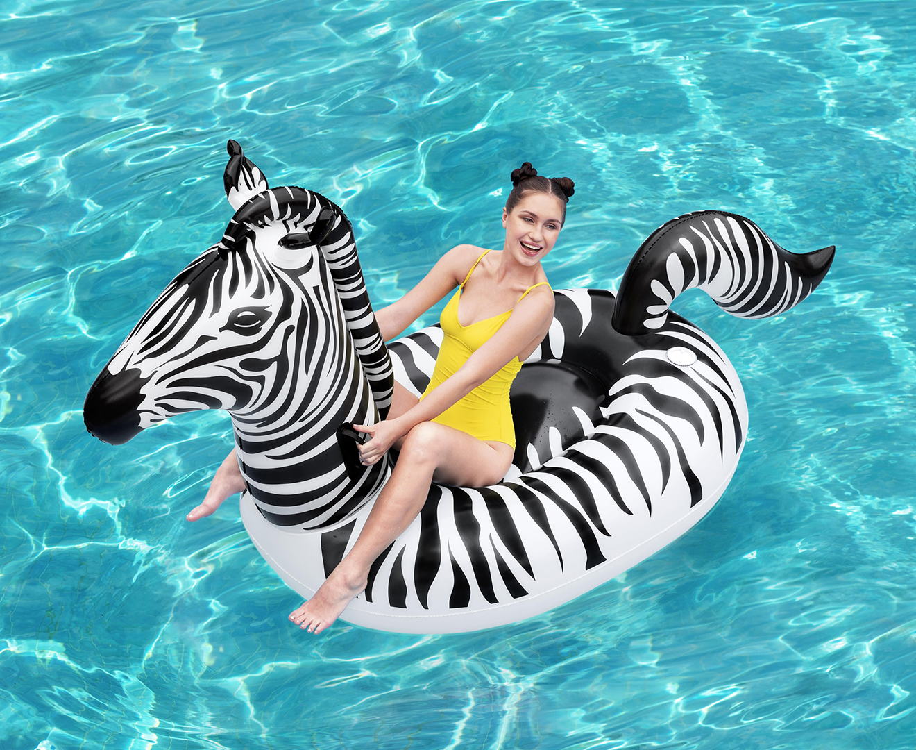 Bestway Lights 'n Stripes Zebra Pool Float | M.catch.com.au