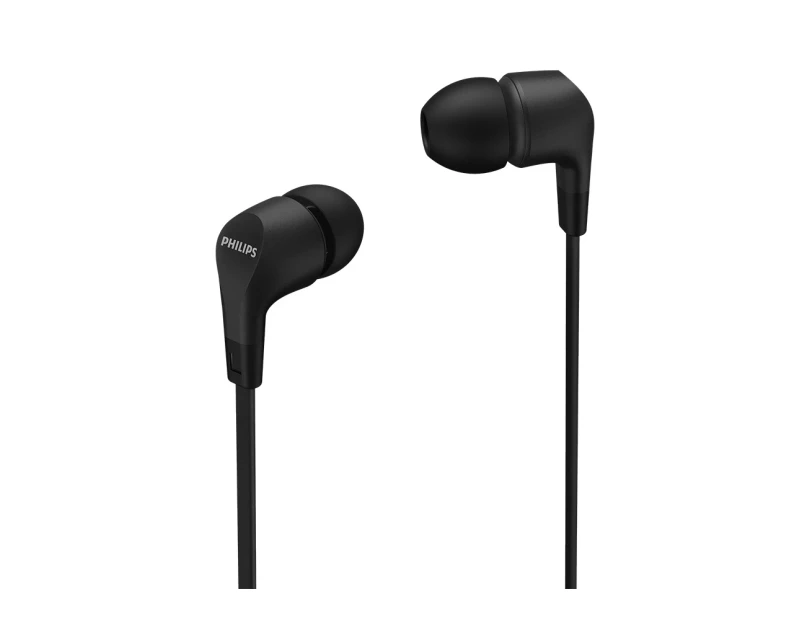 Philips Upbeat Series 1000 In-Ear Wired Headphones w/ Built-In Mic/3.5mm Black