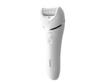Philips BRE710 Wet/Dry Women Electric Epilator Legs/Hands Hair Removal w/Trimmer