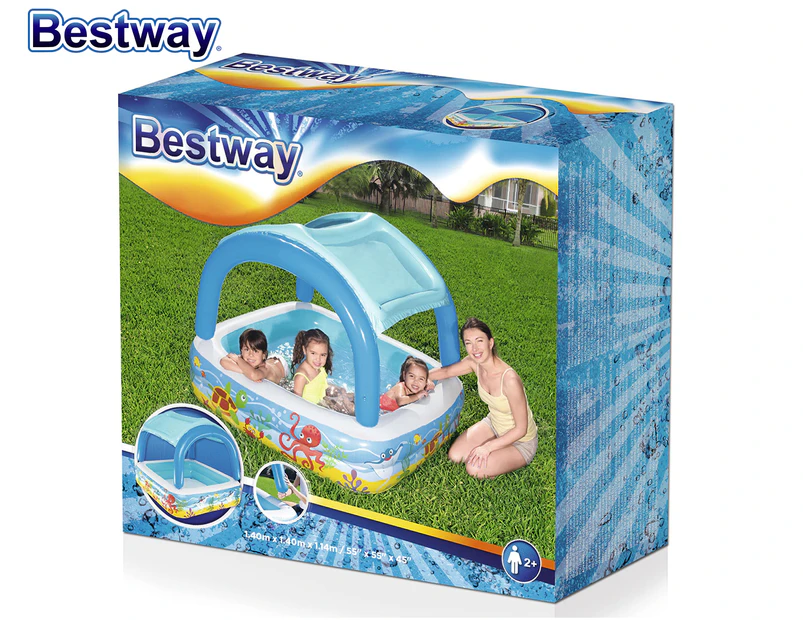 Bestway 140x114cm Canopy Play Pool - 265L