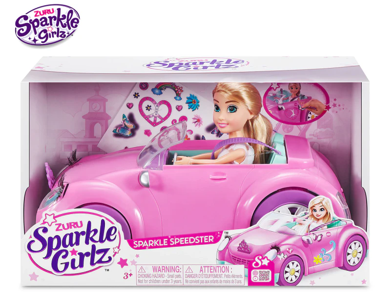 Sparkle Girlz Sparkle Speedster Doll Playset