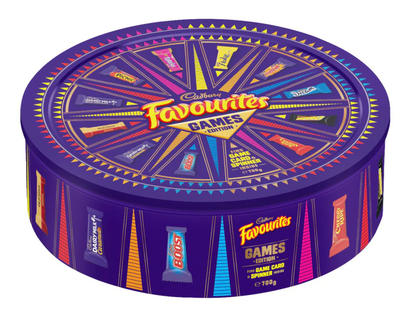 Cadbury Favourites Games Edition Tin 700g