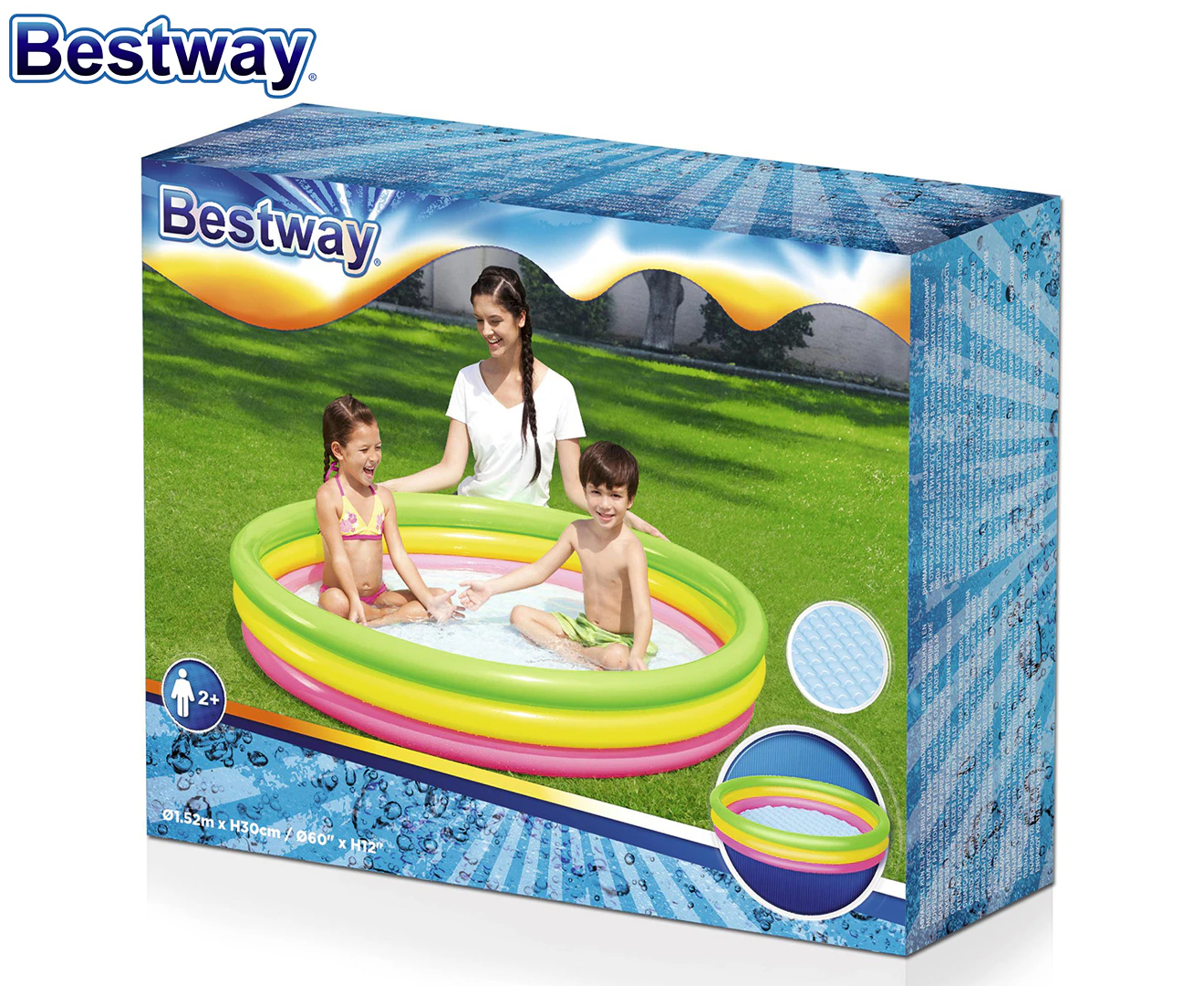 Bestway 3 Ring Swim Squad Play Pool