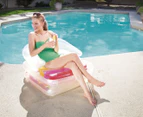 Bestway Inflatable High Fashion Folding Lounge Pool Chair