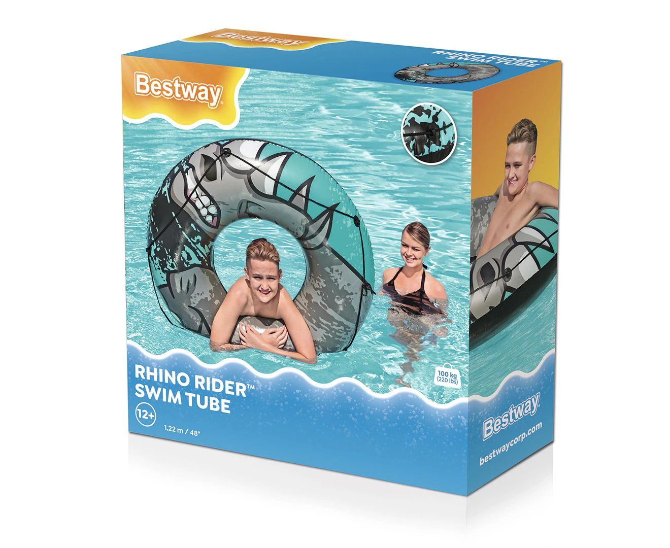 Bestway River Gator Swim Ring Pool Float