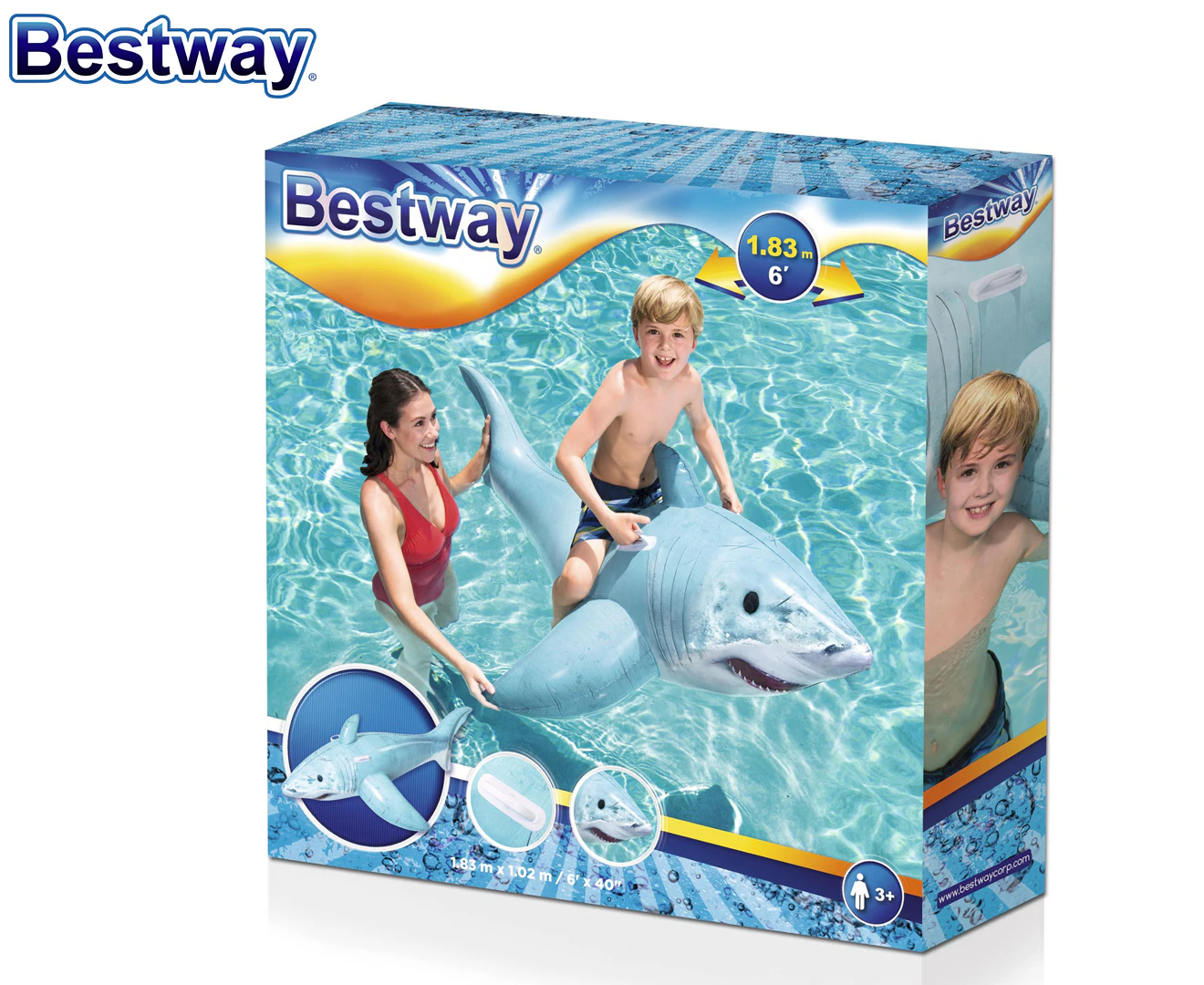 Bestway Shark Ride On Pool Float