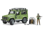 Bruder Land Rover Defender w/ Forest Ranger & Dog Toy