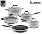 Salt & Pepper 6-Piece Aust-Enite Stainless Steel Cookware Set