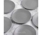 Set of 6 Cooper & Co. 26cm Annisa Dinner Plates - Grey