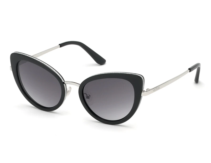 GUESS GU7603 Sunglasses - Shiny Black/Smoke