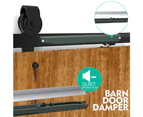 Antique Style Sliding Barn Double Door Hardware Damper Quiet Closing Tool Kit