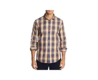 The Men's Store Men's Casual Shirts - Button-Down Shirt - Shadow Plaid