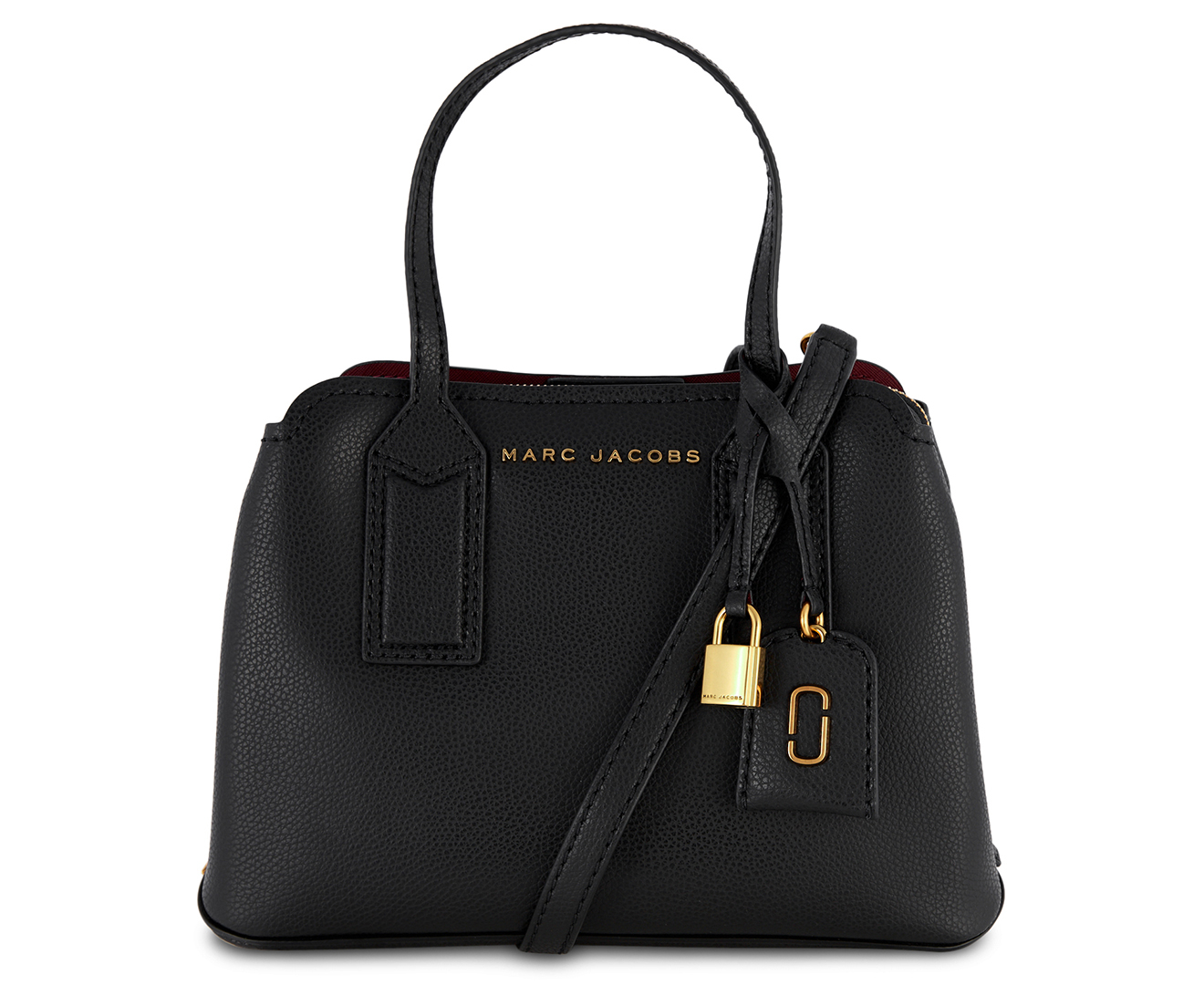 Marc Jacobs Black The Editor 29 Leather Crossbody Bag at FORZIERI