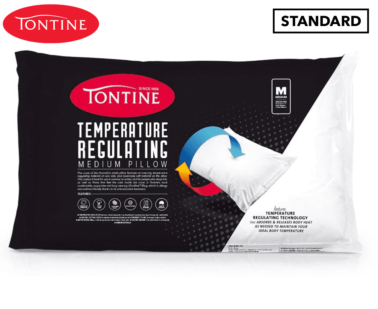 Tontine Comfortech Temperature Regulating Pillow