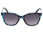 GUESS GU7567 Sunglasses - Blue/Smoke