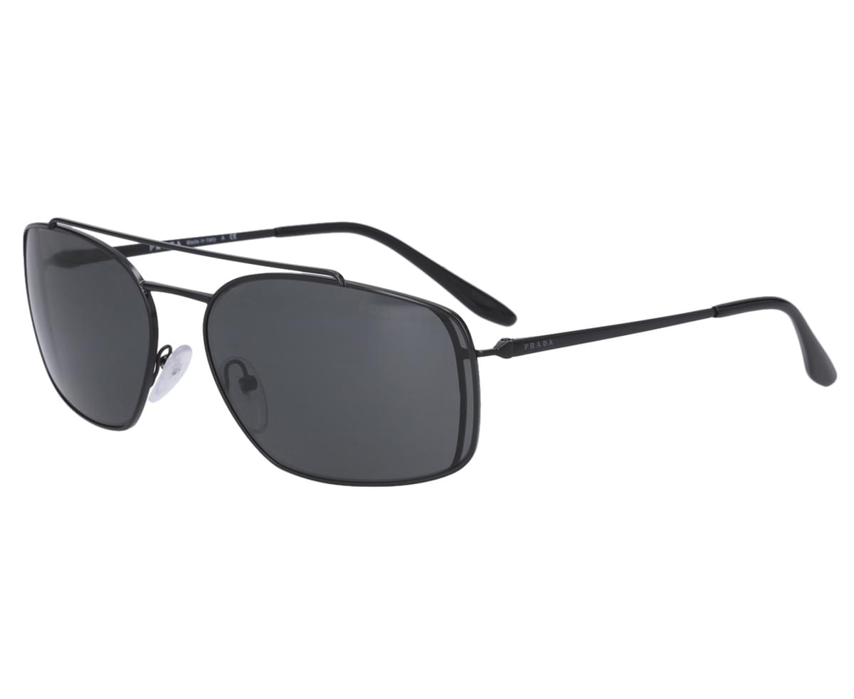 Prada Women's 0PR64VS Sunglasses - Matte Black/Grey