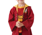 Harry Potter Kids' Quidditch Hooded Robe - Red/Yellow