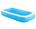 Bestway 305x183cm Blue Rectangular Family Pool - 1161L