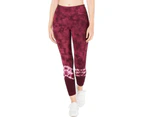 Ideology Women's Athletic Apparel - Athletic Leggings - Tie-Dye Red Passion