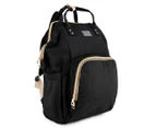 Kate Hill Baby Maternity 48cm Nappy Bag Backpack - Black