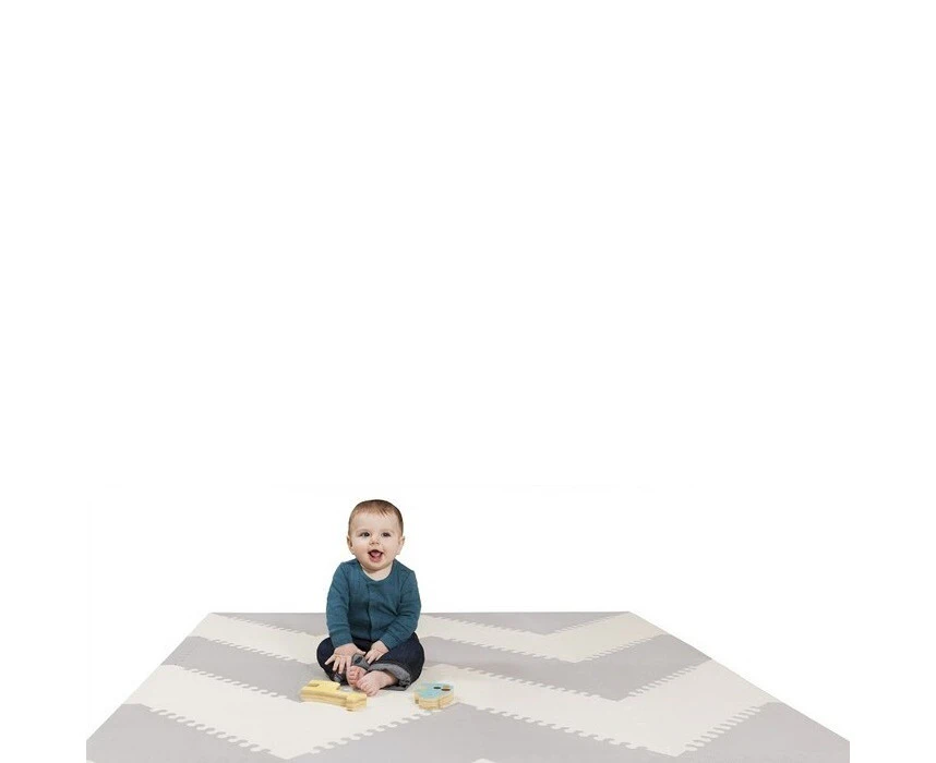 Skip Hop Geo Playspot Kids Activity Play Mat Grey/Cream FF