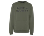Lost Society Men's Divided Crew Sweatshirt - Khaki