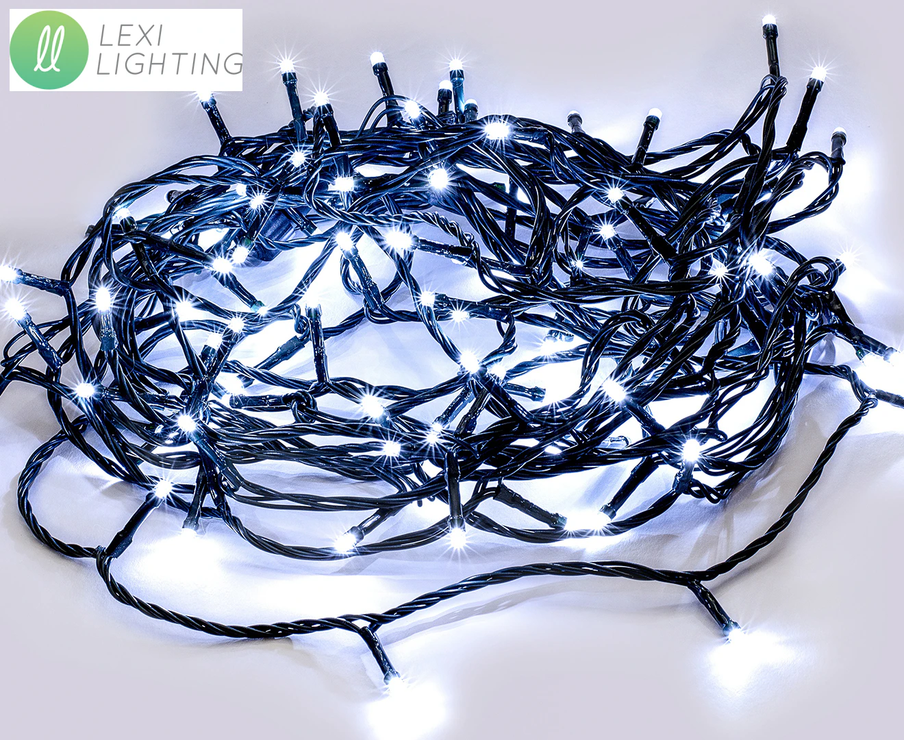 Lexi Lighting 45.9m 360 LED Fairy Light Chain - White