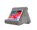 Tablet Pillow iPad Stands For Book Reader Holder Rest Laps Reading Cushion-Grey