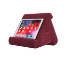 Tablet Pillow iPad Stands For Book Reader Holder Rest Laps Reading Cushion-Red