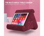 Tablet Pillow iPad Stands For Book Reader Holder Rest Laps Reading Cushion-Red