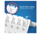 Avery 38.1x21.2mm Quick Peel Address Labels 2600-Pack