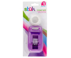 Stuk 3-Piece Clear Tape Dispenser Set - Purple