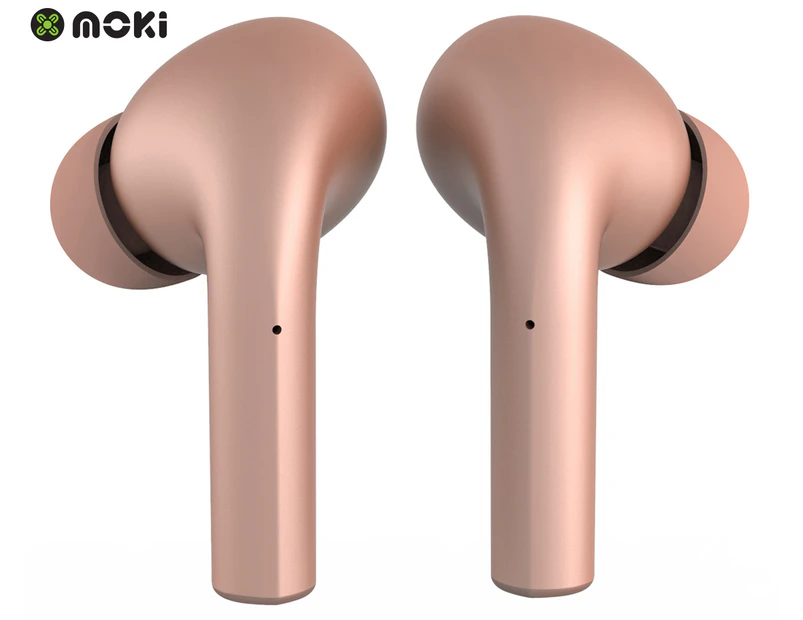 Moki MokiPods True Wireless Earbuds - Rose Gold