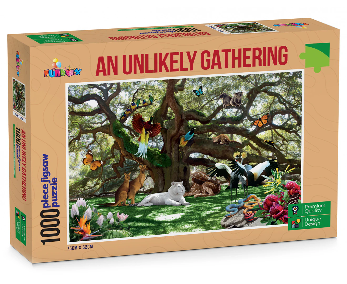 Funbox An Unlikely Gathering 1000-Piece Jigsaw Puzzle