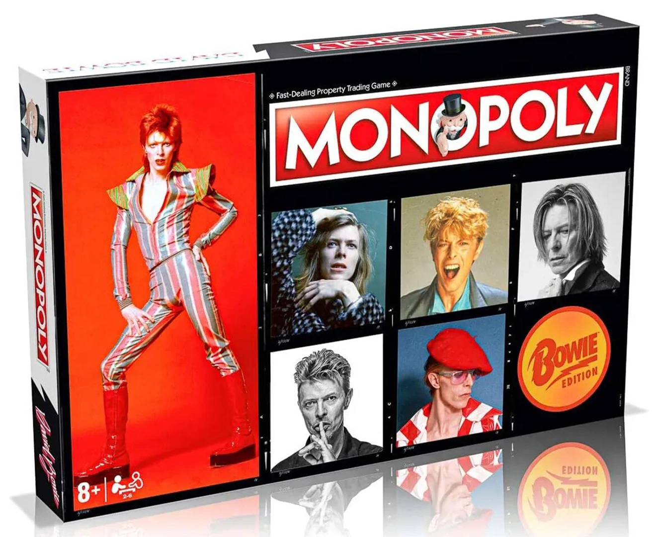 Monopoly David Bowie Edition Classic Tabletop Family/Party Board Game Set 8+