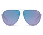 Quay Australia Women's Tricky Polarised Sunglasses - White/Purple Revo