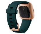Fitbit Versa 2 Smart Fitness Watch - Emerald/Copper Rose