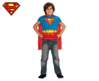 DC Comics Kids' Superman Muscle Chest Costume - Blue/Red