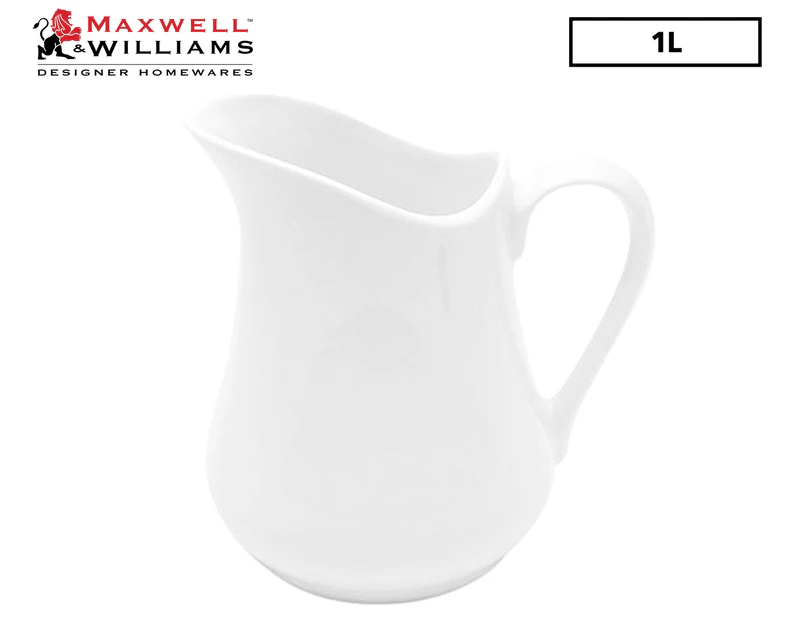 Maxwell & Williams 1L White Basics Jug